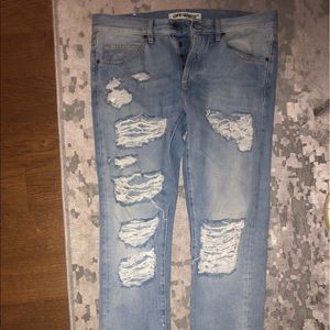 OFF-WHITE Men’s Ripped Jeans